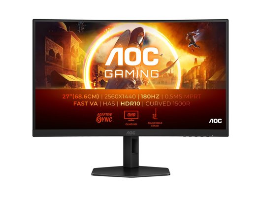 Монитор игровой AOC CQ27G4X черный